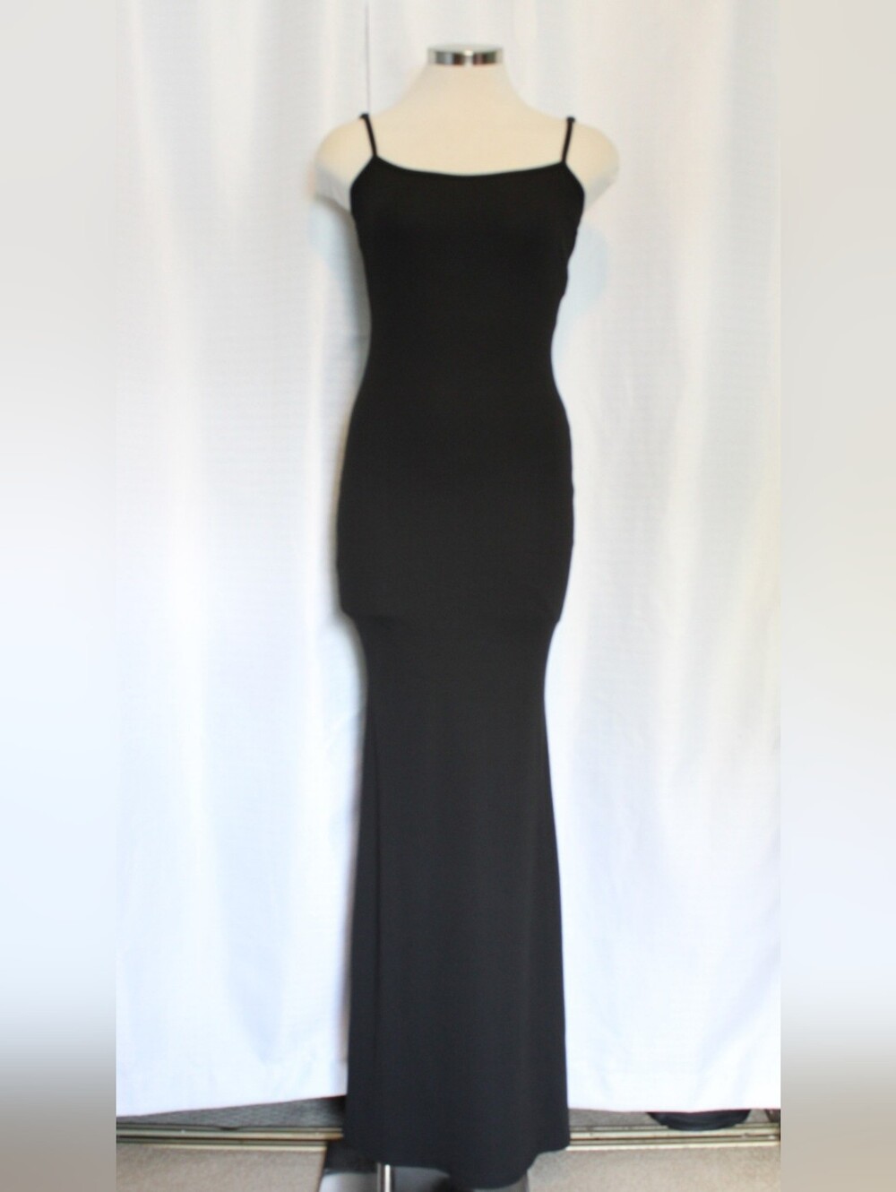 Fashion Nova Missing Me Ribbed Maxi Dress Black NWT Size Small Bodycon